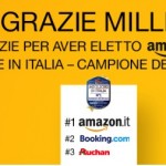GRAZIE MILLE: su Amazon una promozione esclusiva per festeggiare il premio “Campione del servizio”
