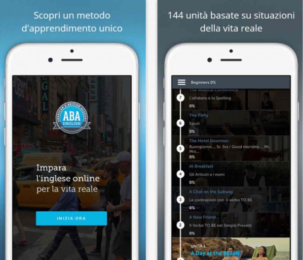 ABA English: l’app per imparare l’inglese su iPhone