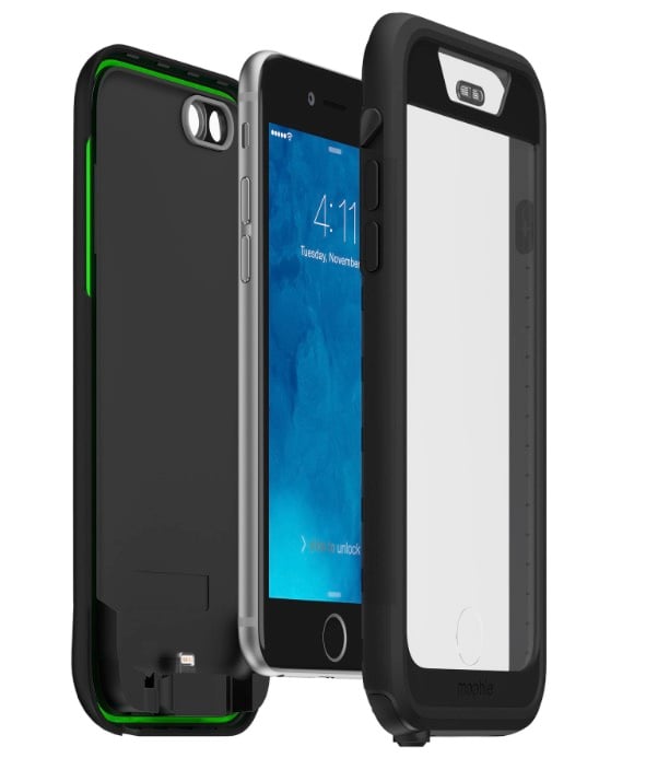 Mophie juice pack H2PRO, in un solo prodotto custodia impermeabile e batteria integrata per iPhone 6/6s