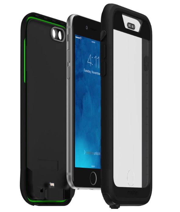 Mophie juice pack H2PRO, in un solo prodotto custodia impermeabile e batteria integrata per iPhone 6/6s