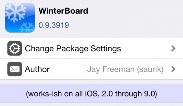 Winterboard è compatibile con iOS 9: sbizzarritevi con i temi – Cydia