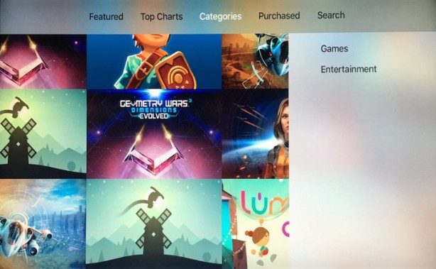 Sull’App Store di Apple TV arrivano le categorie per organizzare le app