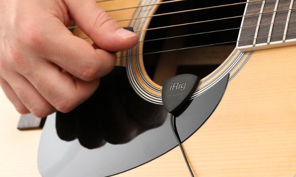 iRig Acoustic, il primo microfono per chitarra acustica che si collega all’iPhone