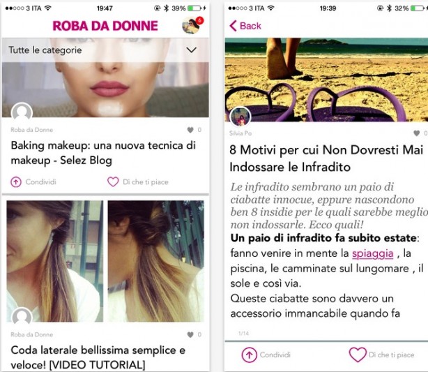 Il magazine al femminile “Roba da Donne” approda su App Store