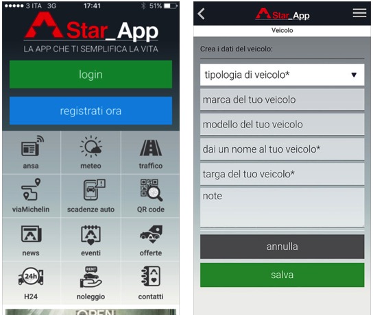 Star_App, l’app che contiene tutto ciò che serve a chi guida