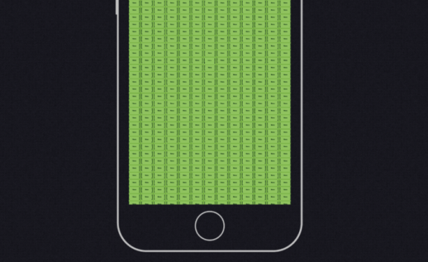 Un’infografica mostra quanti display del Nokia 5110 entrano in un iPhone