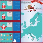 Fitbit immagina il viaggio di Babbo Natale in Italia…