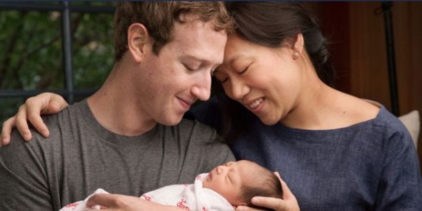 Zuckerberg diventa papà e dona 45 miliardi di dollari in beneficenza!