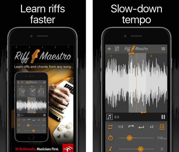 Riff Maestro – Un’app per imparare le canzoni preferite