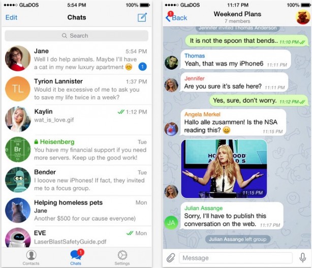 Telegram si aggiorna con novità per le GIF e i Bot