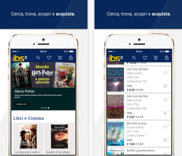 La nuova app di IBS.it arriva su App Store