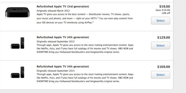 Apple ha iniziato a vendere le Apple Tv 4 ricondizionate