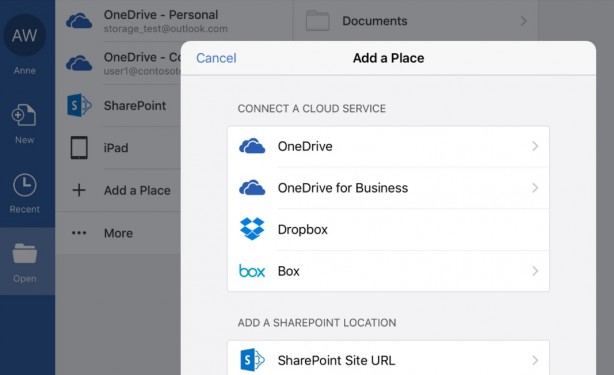 Microsoft: nuova partnership e opzioni di cloud storage per Office