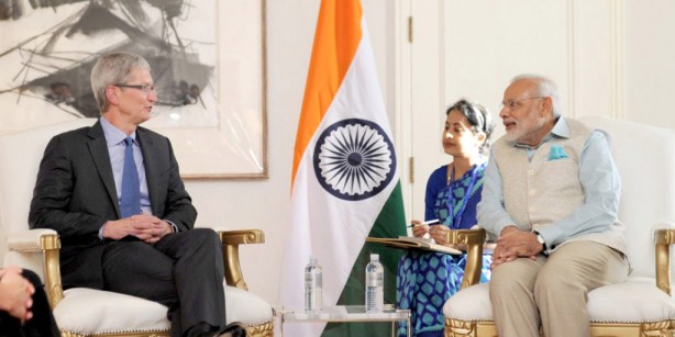 Tim Cook incontra il Primo Ministro indiano alla Casa Bianca
