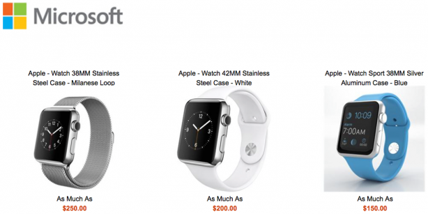 Microsoft compra il tuo Apple Watch se acquisti il suo indossabile