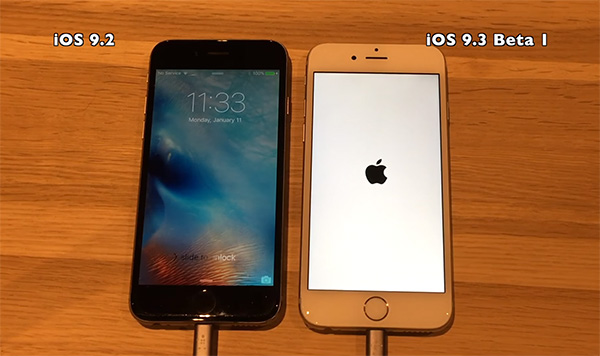 iOS 9.2 vs iOS 9.3 – Le prestazioni a confronto