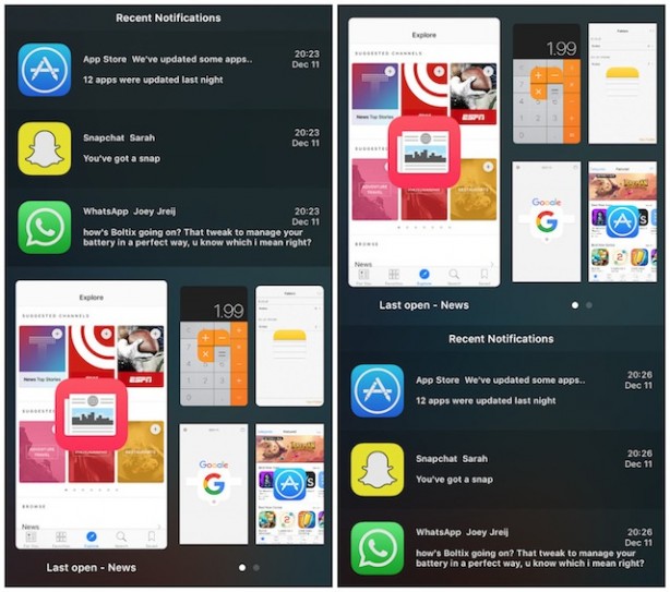 MockingbirdX un bellissimo Multitasking alternativo per iPhone – Cydia