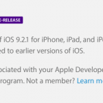 Apple rilascia iOS 9.2.1 beta 2