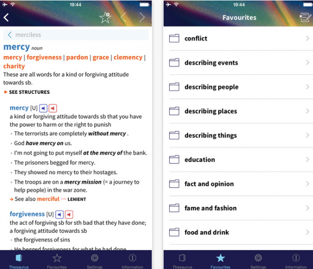 Oxford Learner’s Thesaurus approda su App Store