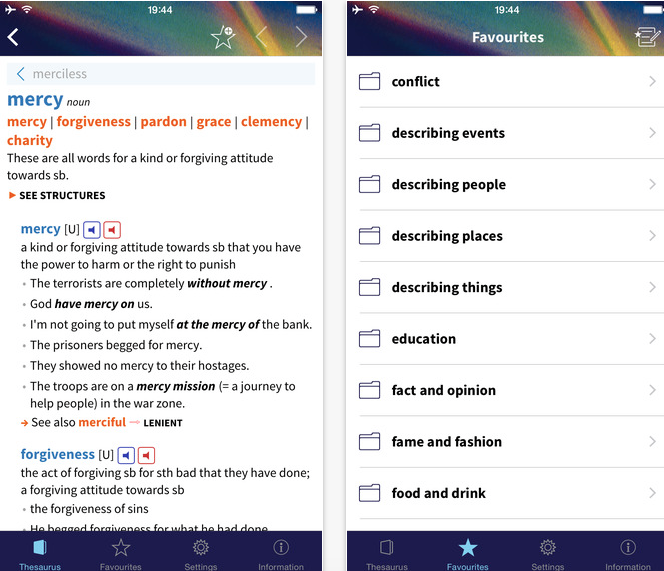 Oxford Learner's Thesaurus approda su App Store iPhone Italia