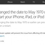 Apple ammette il bug del “1970” e promette un aggiornamento correttivo