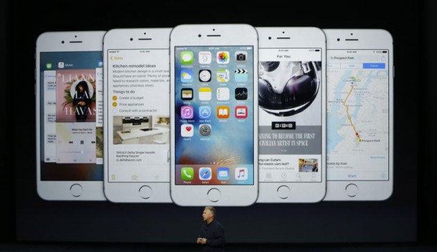 SAN FRANCISCO, CA - SEPTEMBER 9: Apple Senior Vice President of Worldwide Marketing Phil Schiller speaks about the new iPhone 6s and 6s Plus during a Special Event at Bill Graham Civic Auditorium September 9, 2015 in San Francisco, California. Apple Inc. unveiled latest iterations of its smart phone, forecasted to be the 6S and 6S Plus and announced an update to its Apple TV set-top box. (Photo by Stephen Lam/ Getty Images)