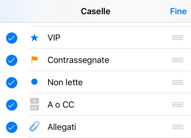 guida caselle mail