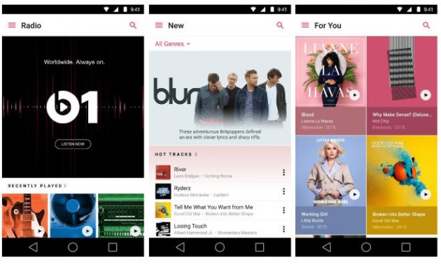Apple Music per Android si aggiorna con i widget