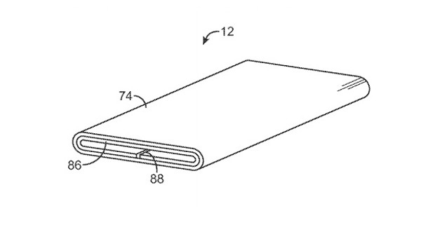 Apple-curved-flexible-OLED-display-patent
