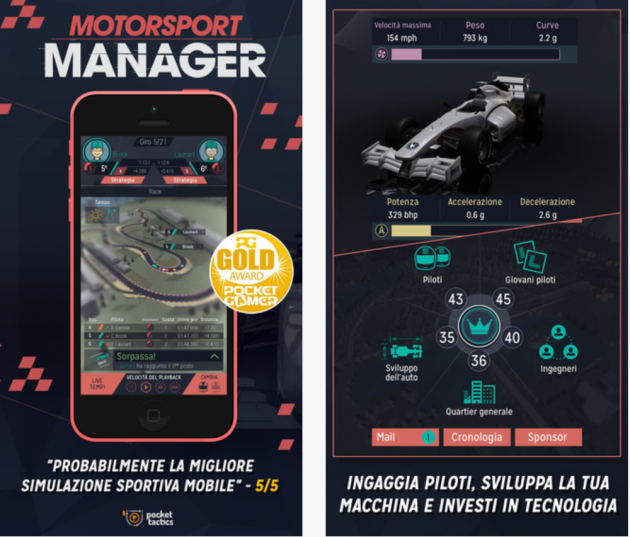 Motorsport Manager è l’app gratuita della settimana scelta da Apple