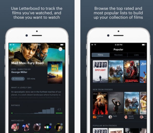 Letterboxd – L’app per gestire i film visti e i film da vedere