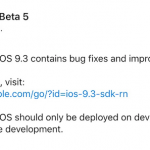 Apple rilascia iOS 9.3 beta 5, watchOS 2.2 beta 5 e tvOS 9.2 beta 5!