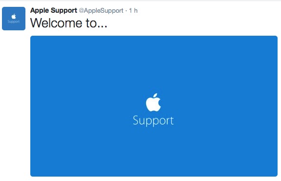 Apple lancia un nuovo account su Twitter: arriva @AppleSupport