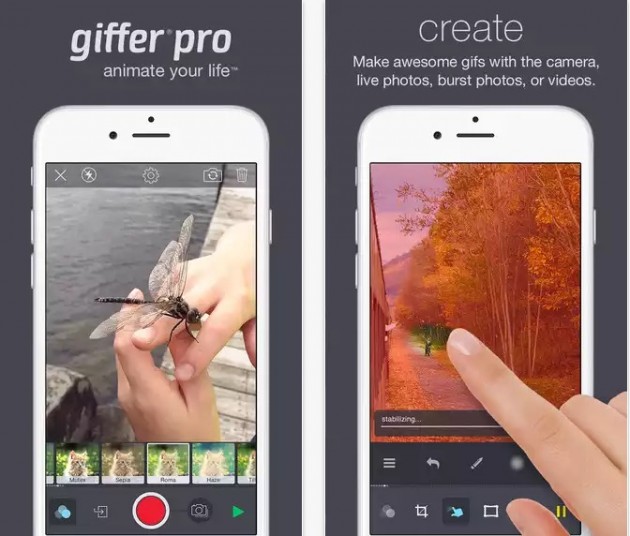 Giffer Pro: ottima app per la creazione delle GIF animate su iPhone