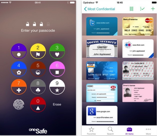 Apple regala oneSafe, l’app per gestire le tue password