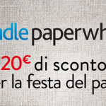 Il Kindle Paperwhite di Amazon in offerta con 20€ di sconto per la festa del papà