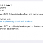 Apple rilascia iOS 9.3 beta 7 per iPhone
