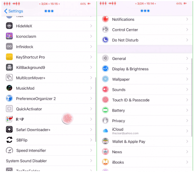 Return2Prefs, un tasto Home per l’app Imposazioni – Cydia