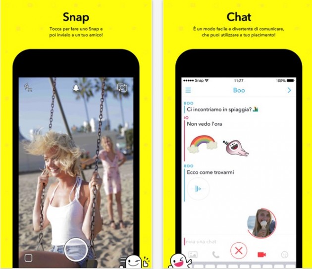 Snapchat rivoluziona la sua chat