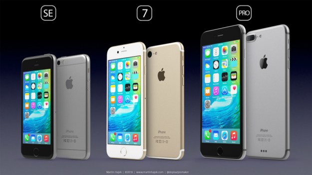 Come potrebbero essere iPhone 7 e iPhone SE?