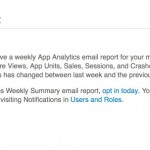 Da oggi Apple invia le statistiche sulle app anche via e-mail