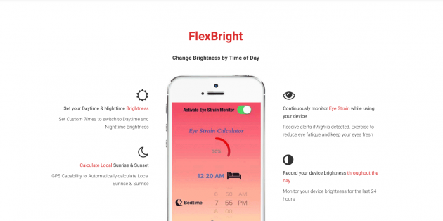 FlexBright: arriva su App Store un’alternativa a f.lux per la gestione automatica della luminosità