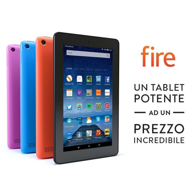 Amazon Fire disponibile in nuovi colori e con più memoria