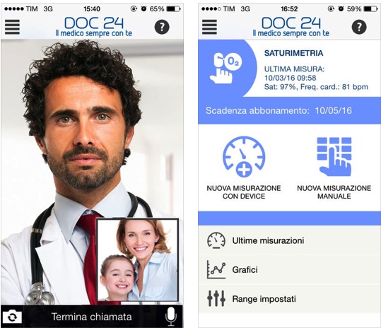 DOC 24, la prima app che porta il medico su smartphone