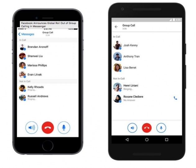 Facebook Messenger, arrivano le chiamate di gruppo per tutti!