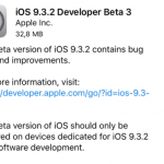 Apple rilascia iOS 9.3.2 beta 3 agli sviluppatori! [AGGIORNATO]