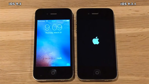 iOS 9.3 vs iOS 9.3.1 – Appaiono in rete alcuni video comparativi