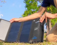 BlitzWolf 20W Solar Charger, il sistema che ricarica l’iPhone con l’energia solare