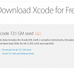 Apple rilascia Xcode 7.3.1 GM agli sviluppatori