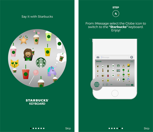 Starbucks lancia la propria tastiera su AppStore!